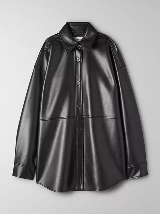 Babaton Jackets & Blazers - Aritzia Babaton Pelli Shirt Jacket in Black. Size Small
